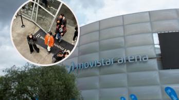 Disturbios en el Movistar Arena. / Fotos: Alcaldía y RTVC.