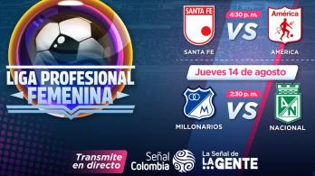 Liga femenina por Señal Colombia. / Foto: RTVC.