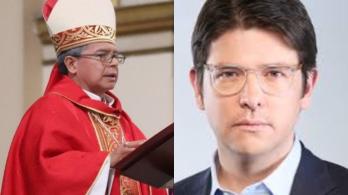 Cardenal Rueda sobre muerte de Miguel Uribe. / Fotos: Vatican News y Senado.