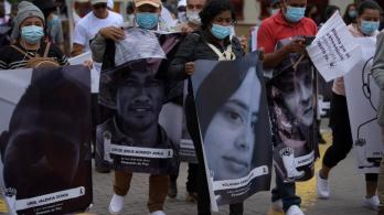 Marcha contra el asesinato de firmantes de paz.