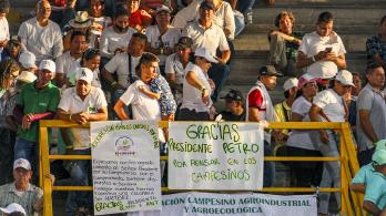 Campesinos colombianos.