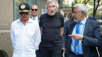 Presidente Petro y Roger Waters. / Foto: Presidencia.