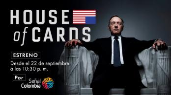 Pieza gráfica House of Cards.