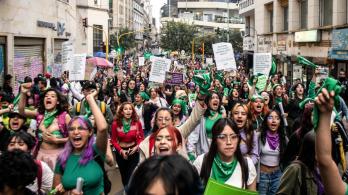 Movilizaciones. / Foto: AFP.