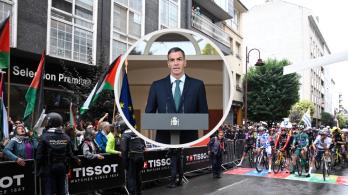 Pedro Sánchez sobre Israel. / Fotos: AFP.