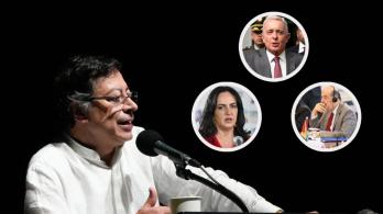 Presidente denuncia presunto complot. / Fotos: Presidencia y AFP.