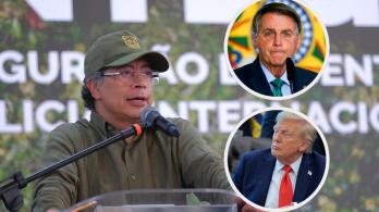 Petro sobre tensiones de Brasil y EE.UU. / Fotos: Presidencia y AFP.