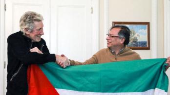 Roger Waters y Presidente Petro. / Foto: AFP.
