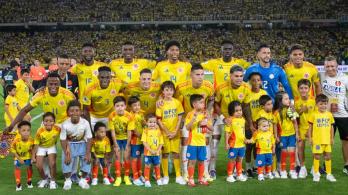 Selección Colombia en la última fecha de Eliminatorias. / Foto: Santiago Villegas - RTVC.