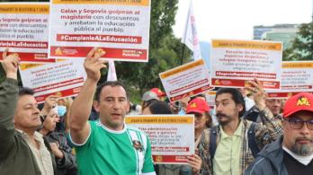 Sindicato de profesores en Asamblea permanente. / Foto: ADE Bogotá.
