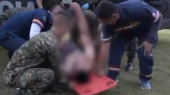 Rechazo a ataque de soldados en Putumayo. / Foto: Captura de video.