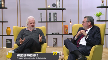 Humberto Sierra Porto, director del Departamento de Derecho Constitucional de la Universidad Externado y Rodrigo Uprimny, profesor e investigador en temas de justicia y derechos humanos.