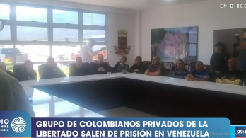 Primeras imágenes de los colombianos liberados que estaban en cárceles venezolanas