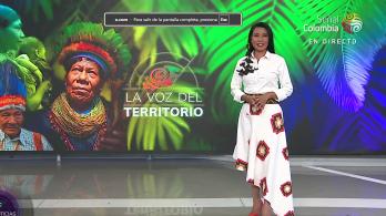 Martha Rentería, presentadora del noticiero de RTVC