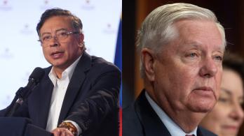 Petro le responde a senador de EE.UU. / Fotos: Presidencia y AFP.