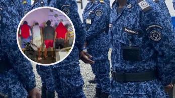 Sospechosos de asesinato de guardia del Inpec. / Foto: Captura de video.