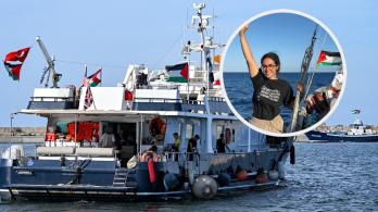 Periodistas en la Flotilla. / Fotos: AFP y Twitter arlinmedrano_.