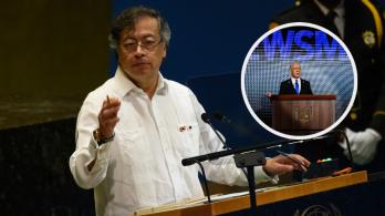 Petro sobre Netanyahu. / Fotos: Presidencia y AFP.