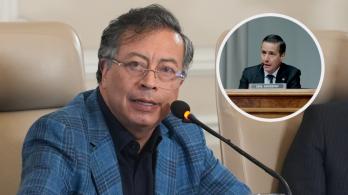 Petro sobre Bernie Moreno. / Fotos: Presidencia y AFP.