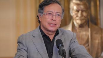 Petro en gira por Oriente Medio. / Foto: Presidencia.