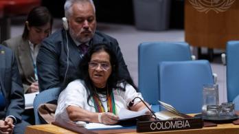 Embajadora de Colombia ante el Consejo de la ONU, Leonor Zalabata. / Foto: ONU.