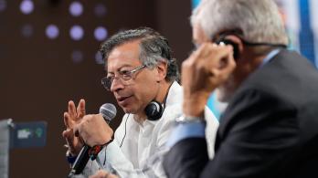 Participación del presidente de Colombia, Gustavo Petro en el panel Iniciativa de Inversión