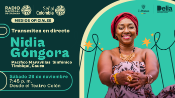 No se pierda la voz del Pacífico, Nidia Góngora, junto a la orquesta sinfónica nacional en directo por Señal Colombia 