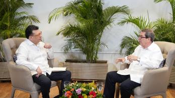 Canciller de Cuba, Bruno Rodríguez.