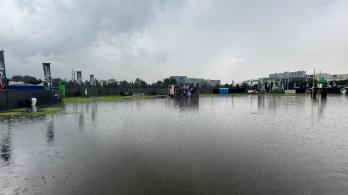 Lugar del escenario Vive Claro inundado