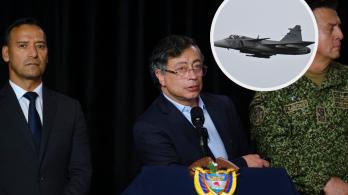 Contrato de aviones Gripen. / Fotos: Presidencia y AFP.