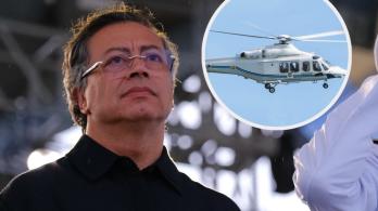 Petro reacciona a suspensión de soporte a helicóptero. / Fotos: Presidencia.