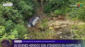 Bus accidentado en vía Remedios-Segovia, Antioquia, deja 17 muertos y 20 heridos, según Agencia de Seguridad Vial 