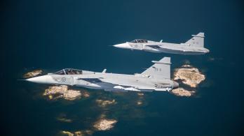 Aviones Gripen.