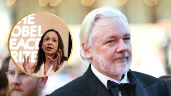 Julian Assange denuncia premio Nobel María Corina Machado