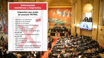 Gobierno sobre fake news de la reforma tributaria. / Fotos: X Presidente Petro y Comisiones Económicas.