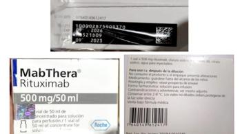 Medicamento falso. / Foto: Invima.