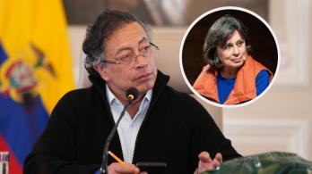 Petro sobre Laura Restrepo. / Fotos: Presidencia y Creative Commons.