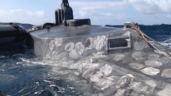 Incautación de submarino con cocaína. / Foto: Policía Nacional.
