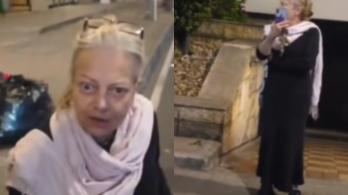 Mujer agrede a domiciliario y se hace viral. / Foto: Captura de video.