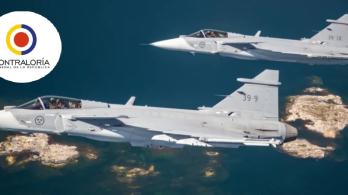 Contraloría avala proceso y contrato para compra de aviones Gripen a Suecia