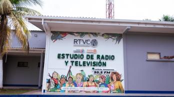 RTVC en el Amazonas. / Foto: RTVC - Santiago Villegas.