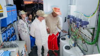 Gobierno entrega planta desalinizadora en La Guajira para llevar agua potable a más de 5 mil habitantes