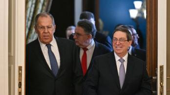 Canciller Bruno Rodríguez en el Kremlin. / Foto: AFP.