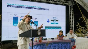 Con agua potable hemos salvado la vida de niños y niñas: Petro