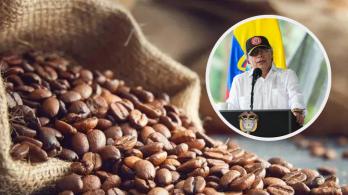 Presidente Petro sobre la exportación de café. / Foto: ProColombia y Presidencia.