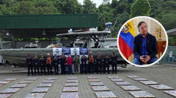 Petro sobre nueva incautación de cocaína en el Pacífico. / Fotos: Presidencia y X Gustavo Petro.