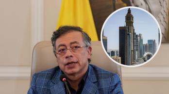 Petro sobre narcotraficantes en Dubái. / Fotos: AFP y Presidencia.