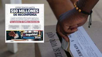 Recompensa por compra de votos. / Foto: X MinDefensa y AFP.