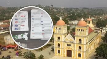 Captura a persona por delito de corrupción en elecciones. / Fotos: Radio Nacional y Armada de Colombia.