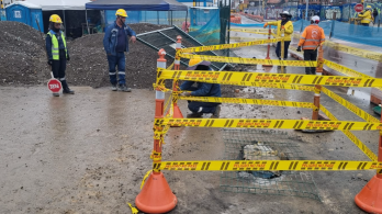 imagen del cerramiento por daño Deprimido Calle 72